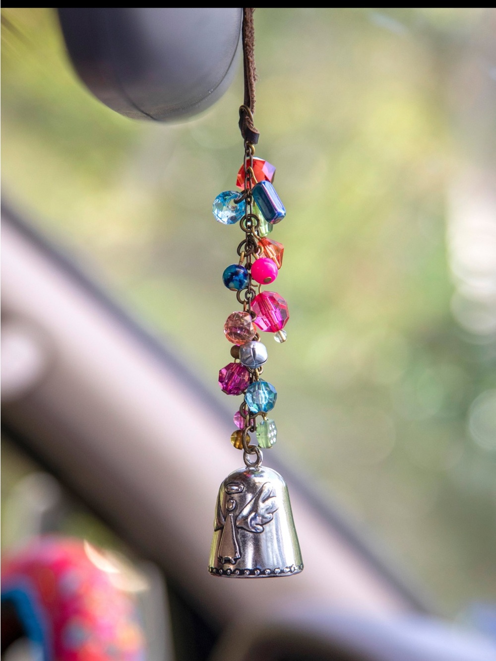 Natural Life blessing bell car charm